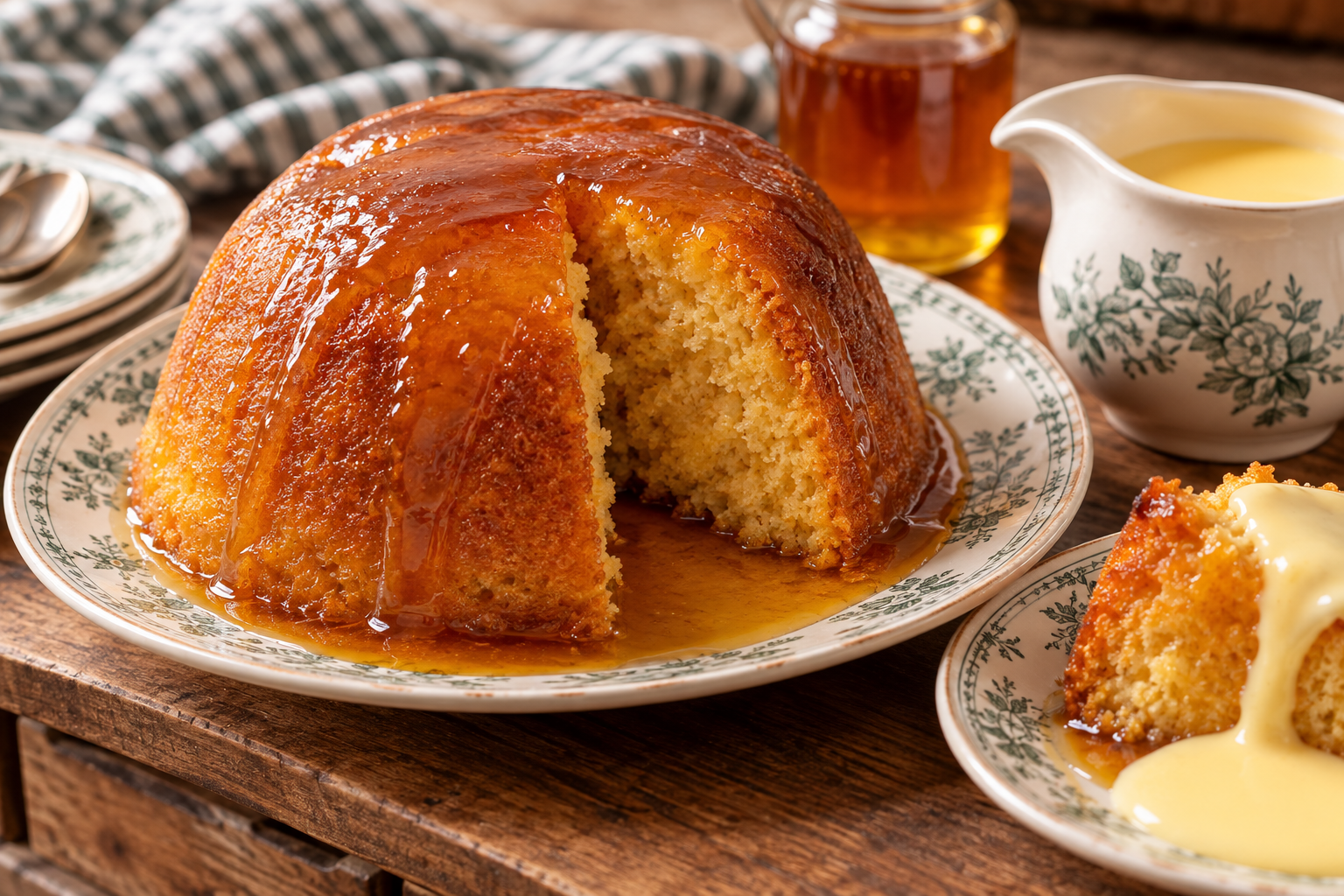 Traditional British Syrup Sponge Pudding: An Easy Recipe for American Kitchens