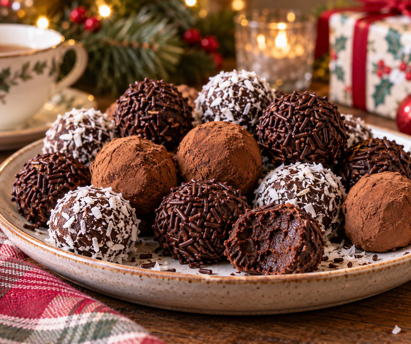 Traditional British Rum Truffles: An Easy Christmas Treat