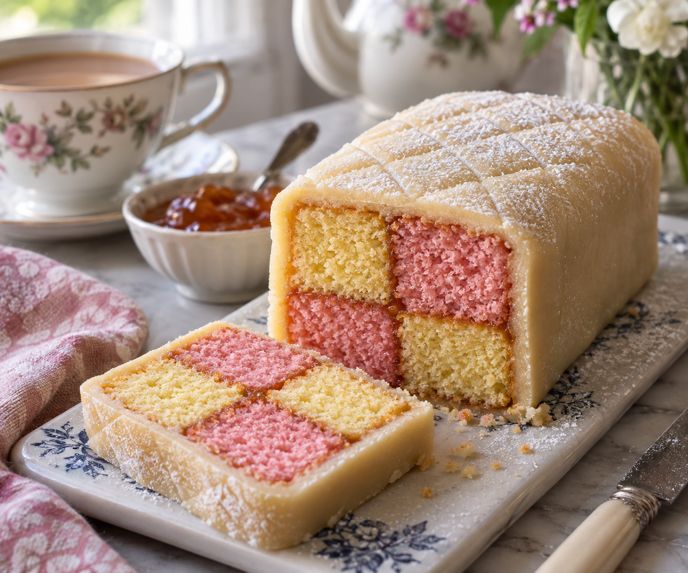 Traditional British Battenberg Cake: An Easy Recipe for American Bakers