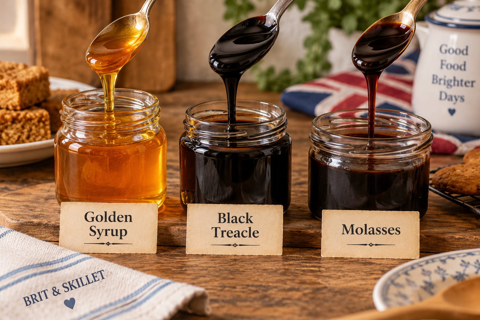 Treacle vs. Molasses vs. Golden Syrup: What’s the Difference?