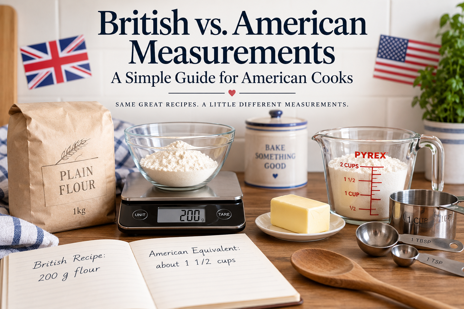 How British and American Measuring Cups Differ