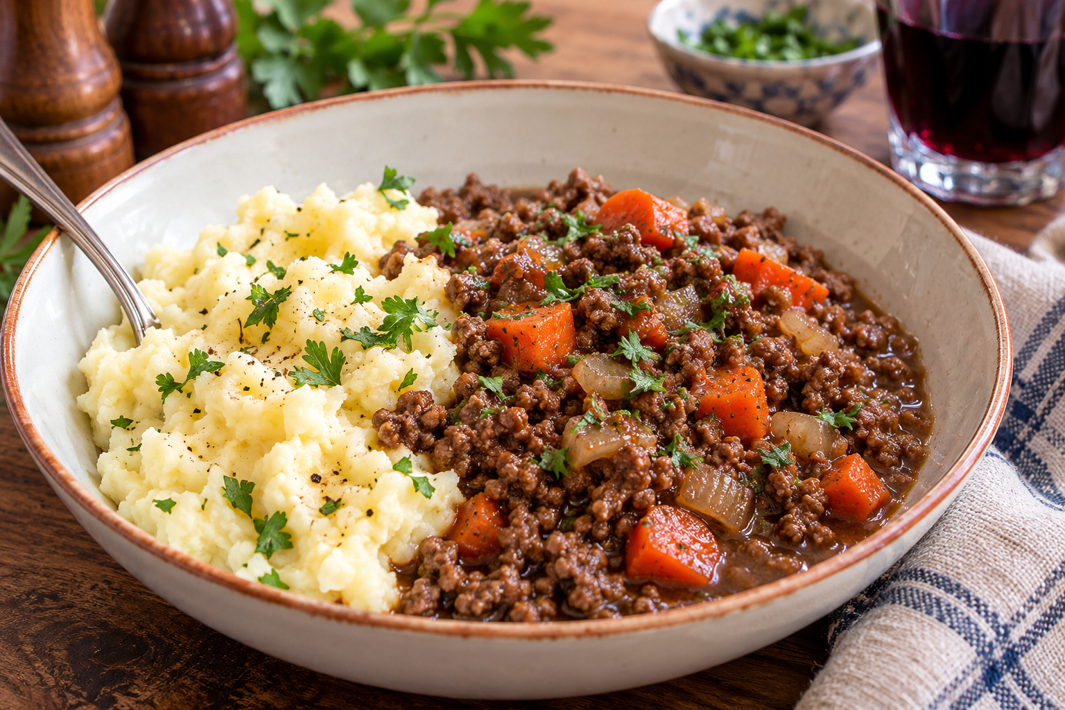 Traditional Scottish Mince and Tatties: A Taste of Aunt Ina’s Farmhouse